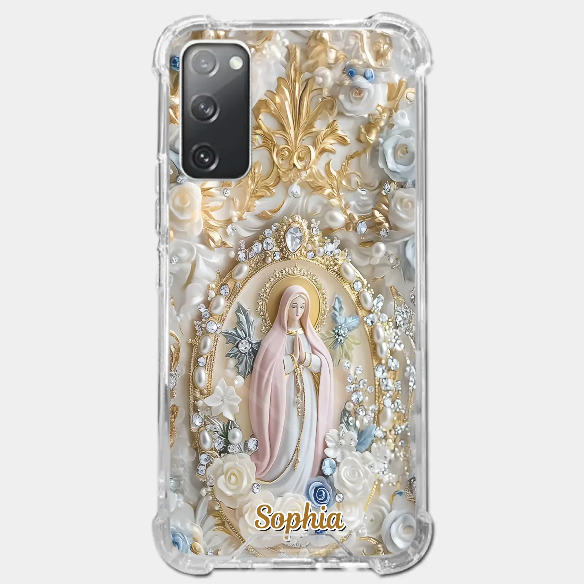 In Love And Faith - Family Personalized Custom 3D Inflated Effect Printed Clear Phone Case - Gift For Yourself, Best Friends, Siblings, Family Members - Image 39