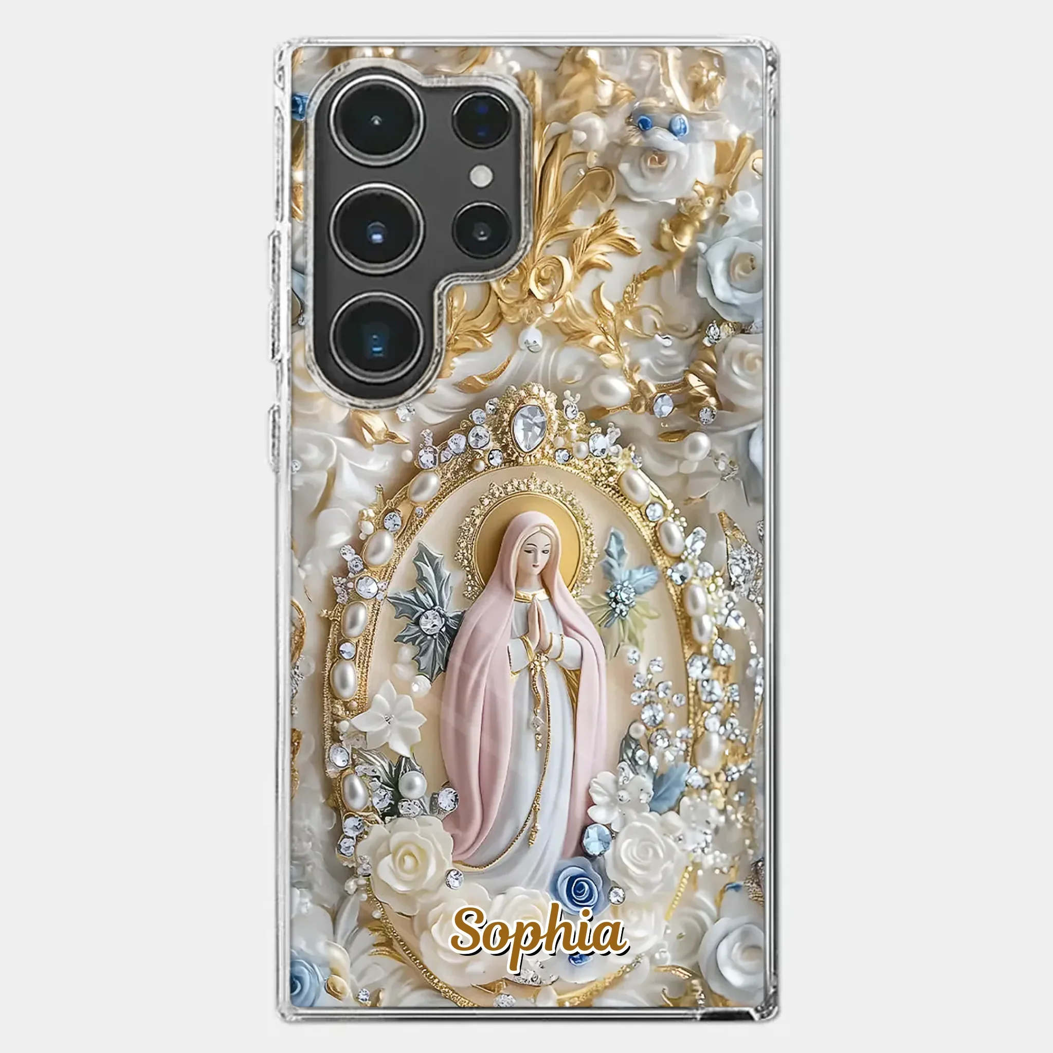 In Love And Faith - Family Personalized Custom 3D Inflated Effect Printed Clear Phone Case - Gift For Yourself, Best Friends, Siblings, Family Members - Image 43