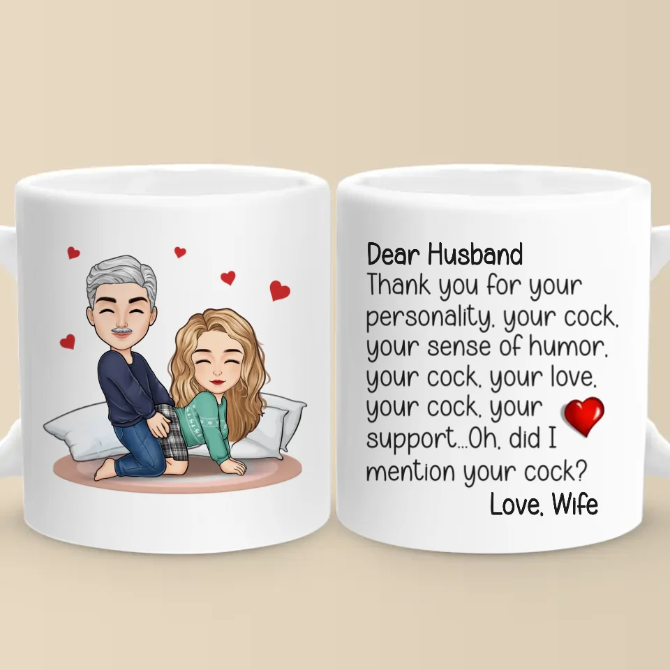 In Your Arms Is Where I Belong - Couple Personalized Custom Mug - Gift For Husband Wife, Anniversary - Image 2