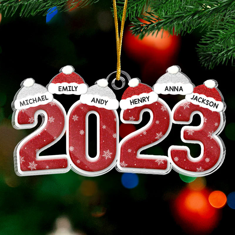 It's Christmas Time - Family Personalized Custom Ornament - Acrylic Custom Shaped - Christmas Gift For Family Members - Image 2
