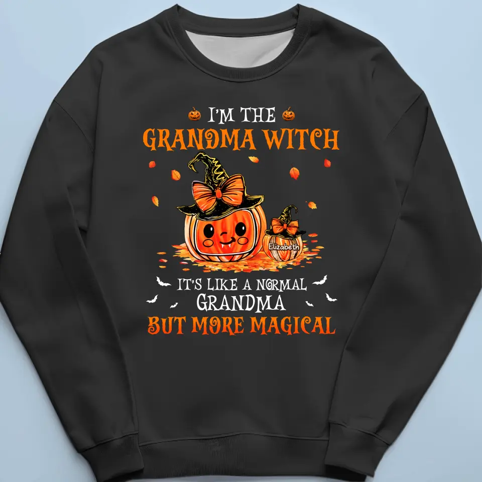 It's Like A Normal Grandma But More Magical - Family Personalized Custom Unisex T-shirt, Hoodie, Sweatshirt - Halloween Gift For Mom, Grandma - Image 6