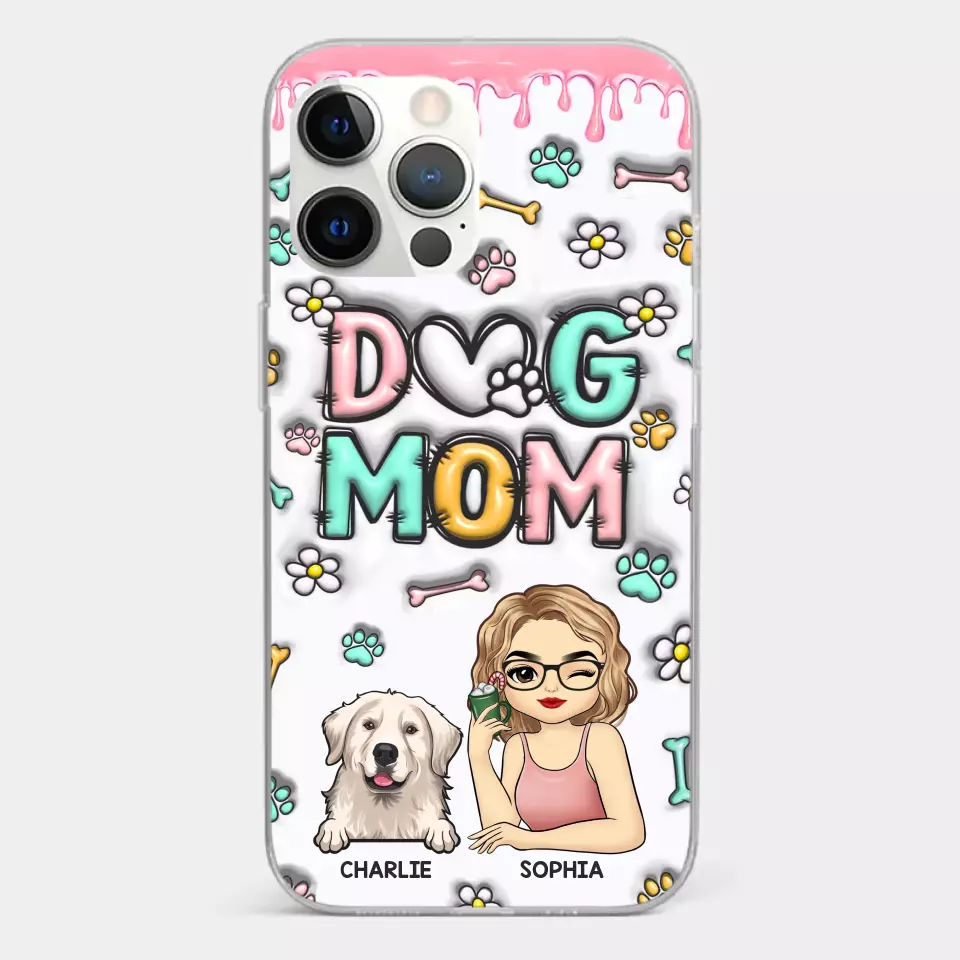 It's Not A Home Without Fur Kids - Dog Personalized Custom 3D Inflated Effect Printed Clear Phone Case - Gift For Pet Owners, Pet Lovers - Image 11