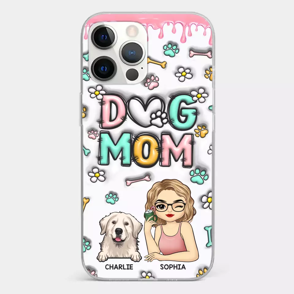 It's Not A Home Without Fur Kids - Dog Personalized Custom 3D Inflated Effect Printed Clear Phone Case - Gift For Pet Owners, Pet Lovers - Image 12