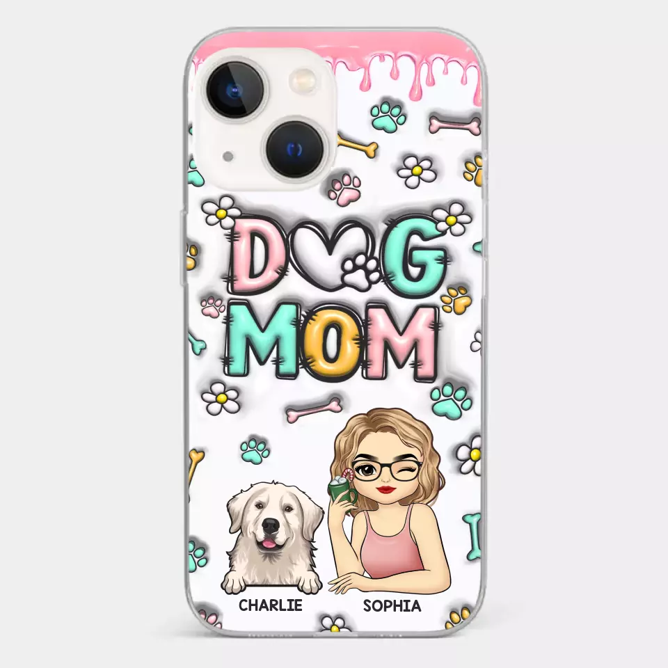 It's Not A Home Without Fur Kids - Dog Personalized Custom 3D Inflated Effect Printed Clear Phone Case - Gift For Pet Owners, Pet Lovers - Image 13