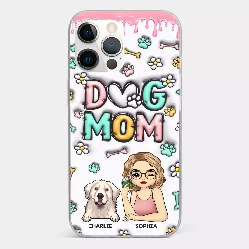 It's Not A Home Without Fur Kids - Dog Personalized Custom 3D Inflated Effect Printed Clear Phone Case - Gift For Pet Owners, Pet Lovers - Image 15
