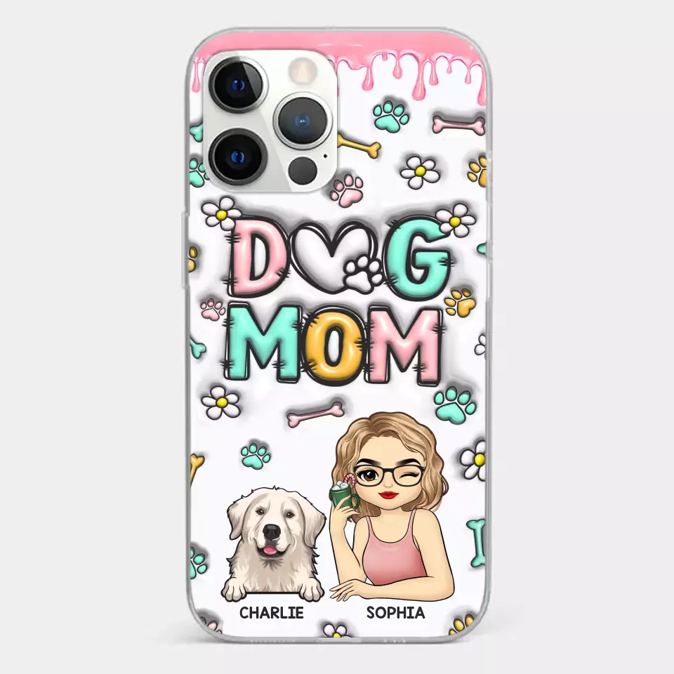 It's Not A Home Without Fur Kids - Dog Personalized Custom 3D Inflated Effect Printed Clear Phone Case - Gift For Pet Owners, Pet Lovers - Image 16
