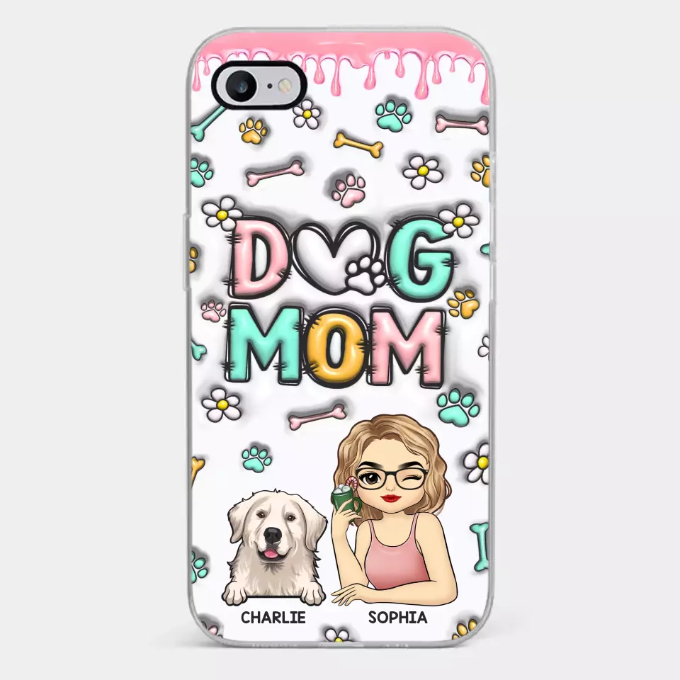 It's Not A Home Without Fur Kids - Dog Personalized Custom 3D Inflated Effect Printed Clear Phone Case - Gift For Pet Owners, Pet Lovers - Image 2