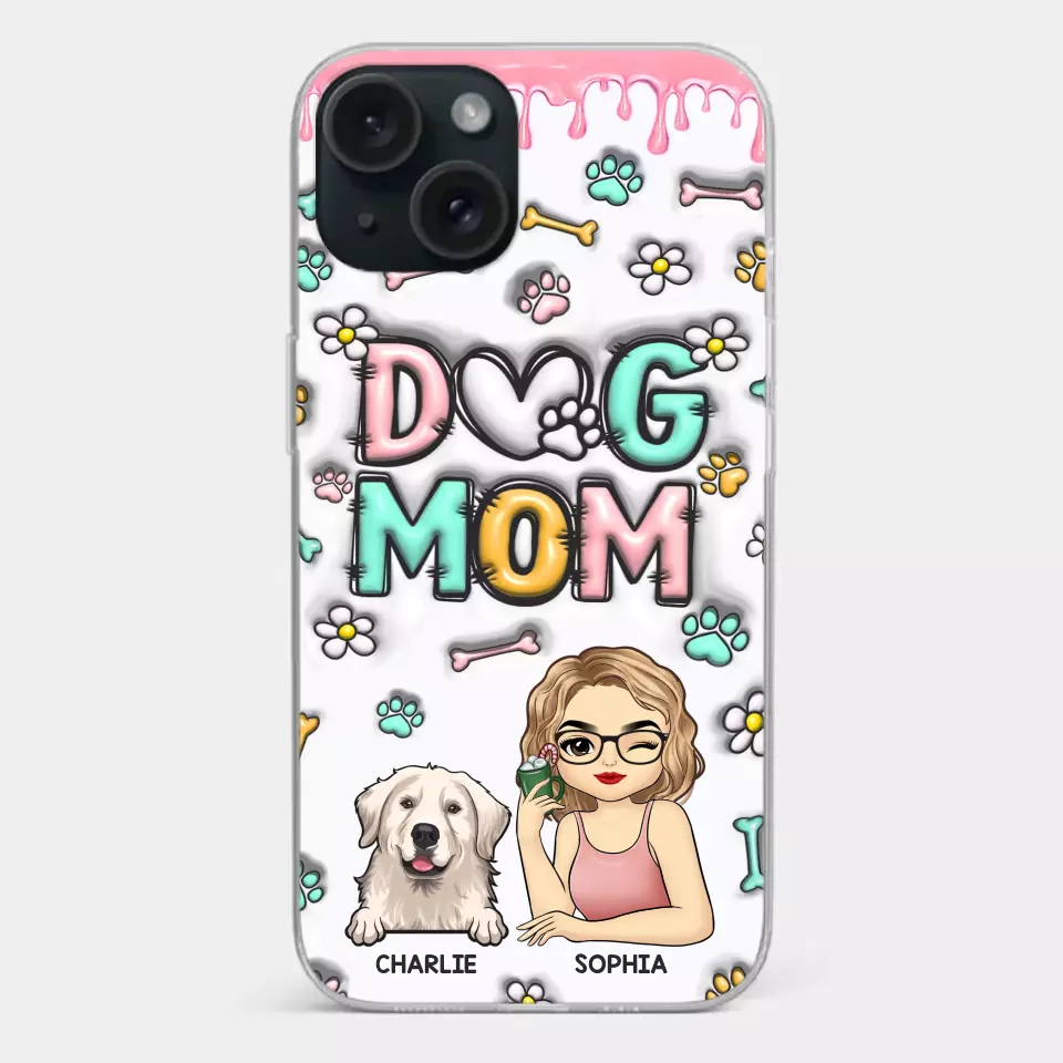 It's Not A Home Without Fur Kids - Dog Personalized Custom 3D Inflated Effect Printed Clear Phone Case - Gift For Pet Owners, Pet Lovers - Image 21