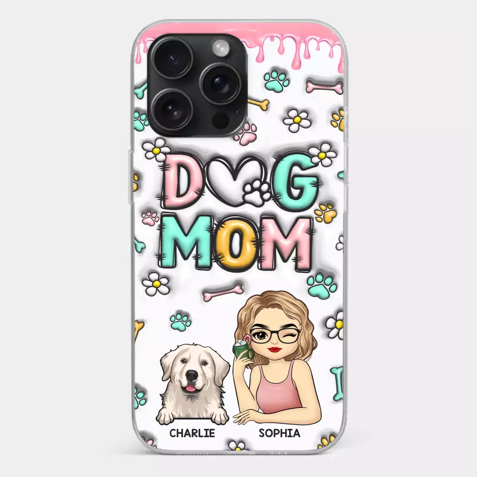 It's Not A Home Without Fur Kids - Dog Personalized Custom 3D Inflated Effect Printed Clear Phone Case - Gift For Pet Owners, Pet Lovers - Image 22