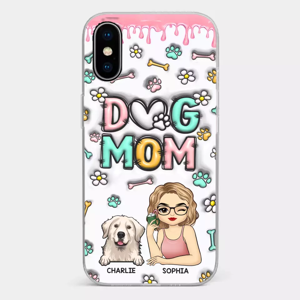 It's Not A Home Without Fur Kids - Dog Personalized Custom 3D Inflated Effect Printed Clear Phone Case - Gift For Pet Owners, Pet Lovers - Image 26