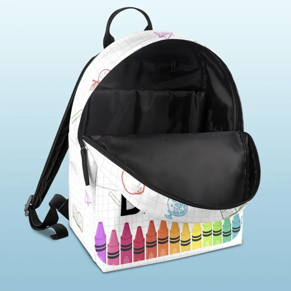 It's Okay To Be Yourself - Personalized Custom Kid Backpack - Back To School Gift For Kid - Image 5