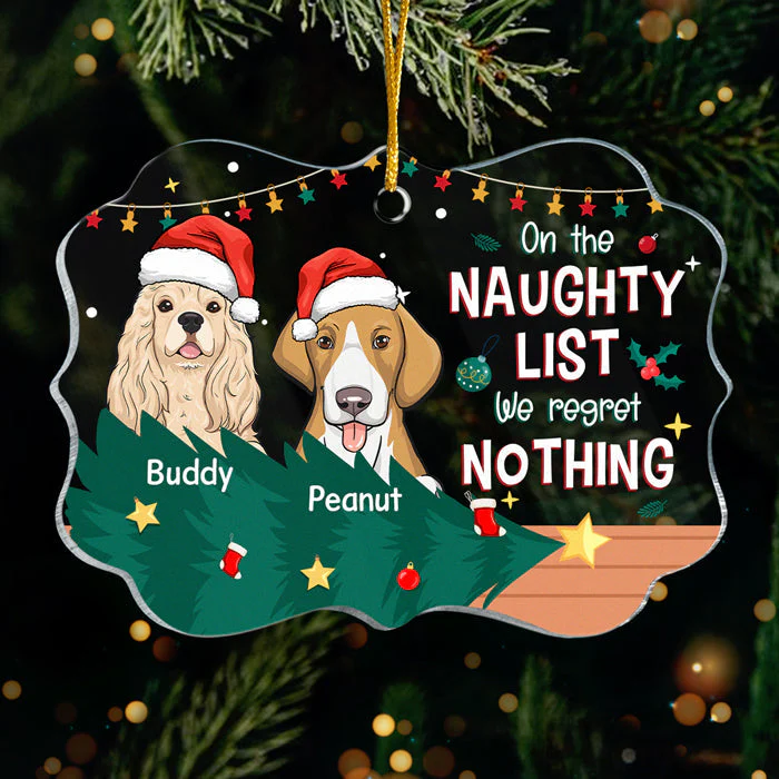 I've Been A Very Good Cat/Dog This Year - Personalized Custom Benelux Shaped Acrylic Christmas Ornament - Upload Image, Gift For Pet Lovers, Christmas Gift - Image 3