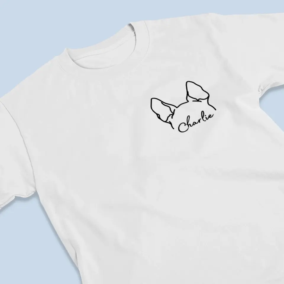 Just A Girl Who Loves Pets - Dog & Cat Personalized Custom Back And Front Printed Unisex T-shirt - Gift For Pet Owners, Pet Lovers - Image 4