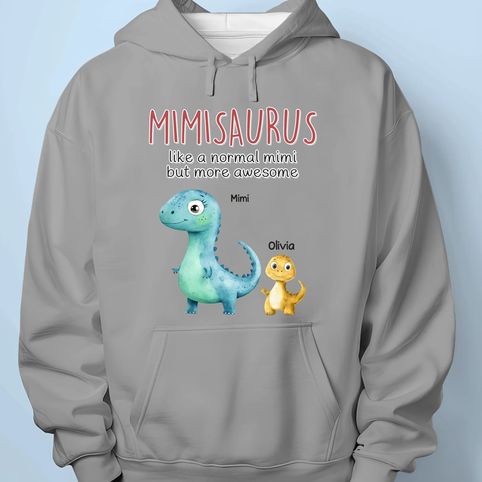 Just Like A Normal Mimi, But Way More Awesome -  Family Personalized Custom Unisex T-shirt, Premium T-shirt, Hoodie - Mother's Day Gift For Mom, Grandma - Image 7