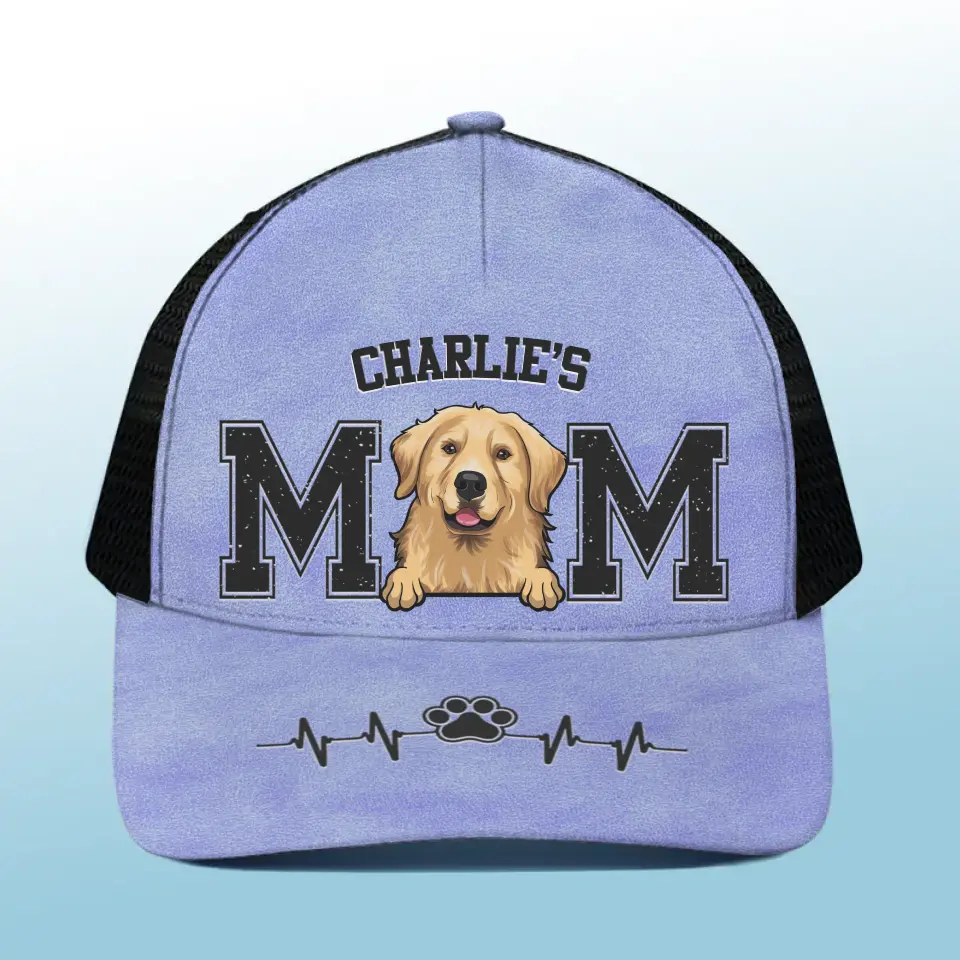 Keep Calm And Carry A Wand - Dog & Cat Personalized Custom Mesh-back Baseball Cap, Baseball Trucker Cap - Gift For Pet Owners, Pet Lovers - Image 3