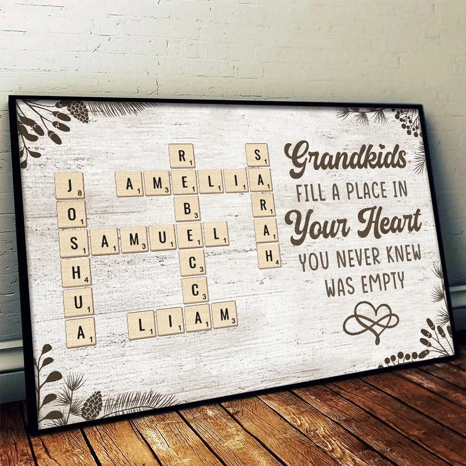 Keep The Memories Alive With A Special Touch - Family Personalized Custom Horizontal Poster - Gift For Grandma, Grandpa, Grandkid - Image 4