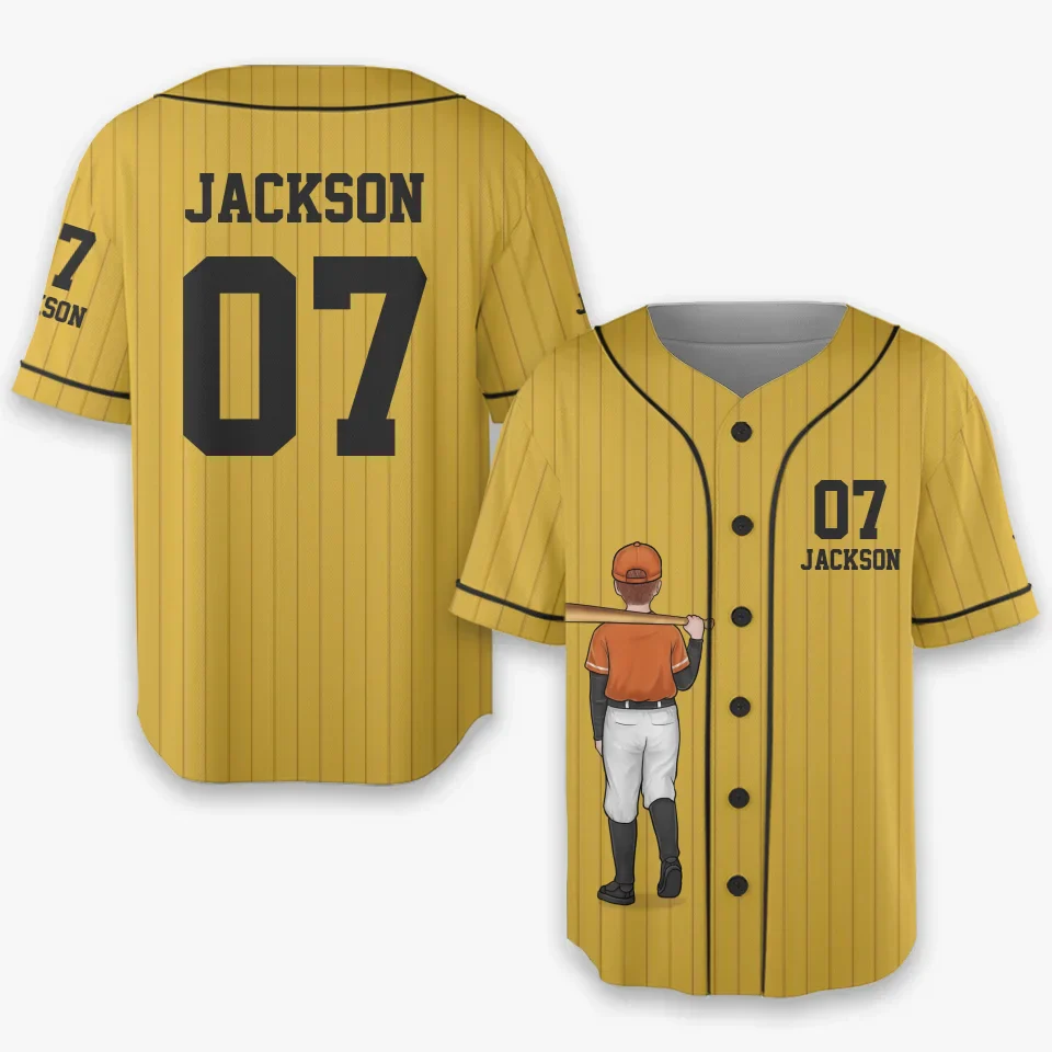 Keep Your Eye On The Ball - Personalized Custom Baseball Jersey - Gift For Sport Lovers, Sport Players - Image 2