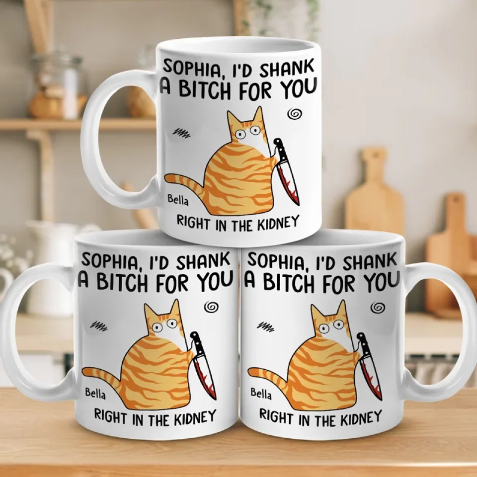 Laughing With You Is My Favorite Thing - Friend Personalized Custom Mug - Gift For Best Friends, Sisters, Family Members, Coworkers - Image 4