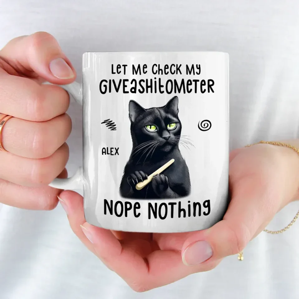 Let Me Check Му Giveashilometer - Friend Personalized Custom Mug - Christmas Gift, Birthday Gift For Best Friends, Family Members, Coworkers, Yourself - Image 3