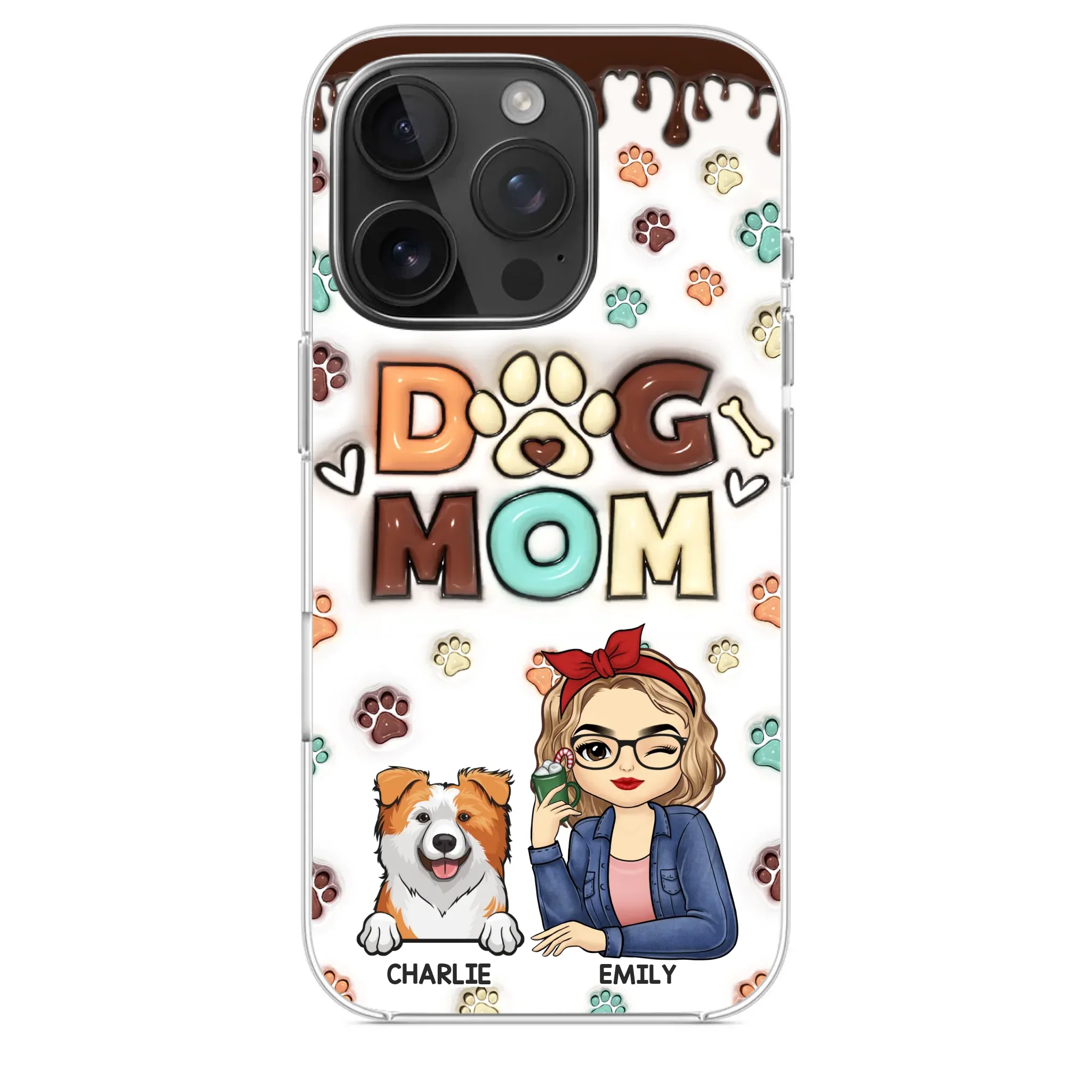 Life Is Better With A Wagging Tail By My Side - Dog & Cat Personalized Custom 3D Inflated Effect Printed Clear Phone Case - Gift For Pet Owners, Pet Lovers - Image 34