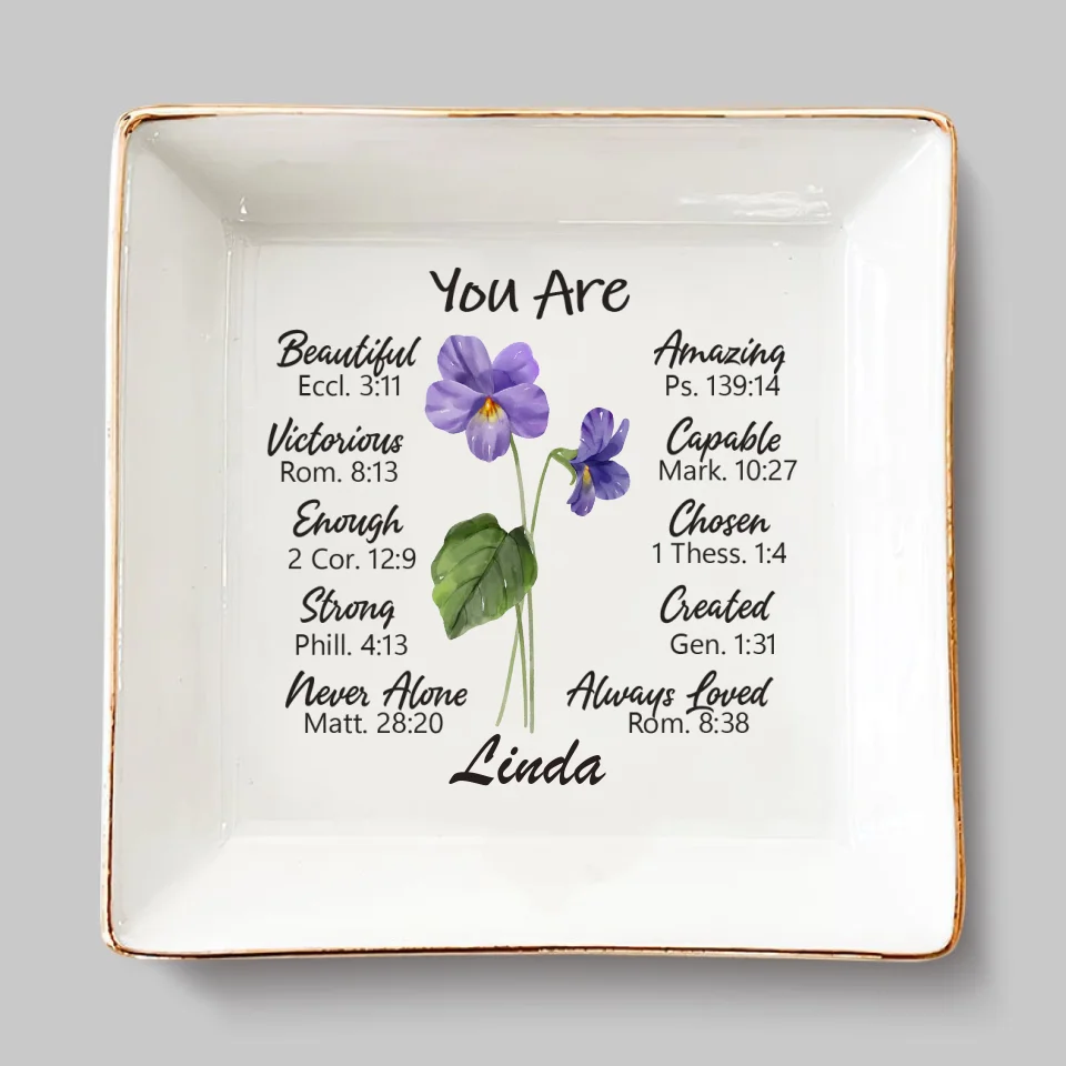 Life Is Better With True Friends Like You By My Side - Bestie Personalized Custom Jewelry Dish - Gift For Best Friends, BFF, Sisters - Image 2