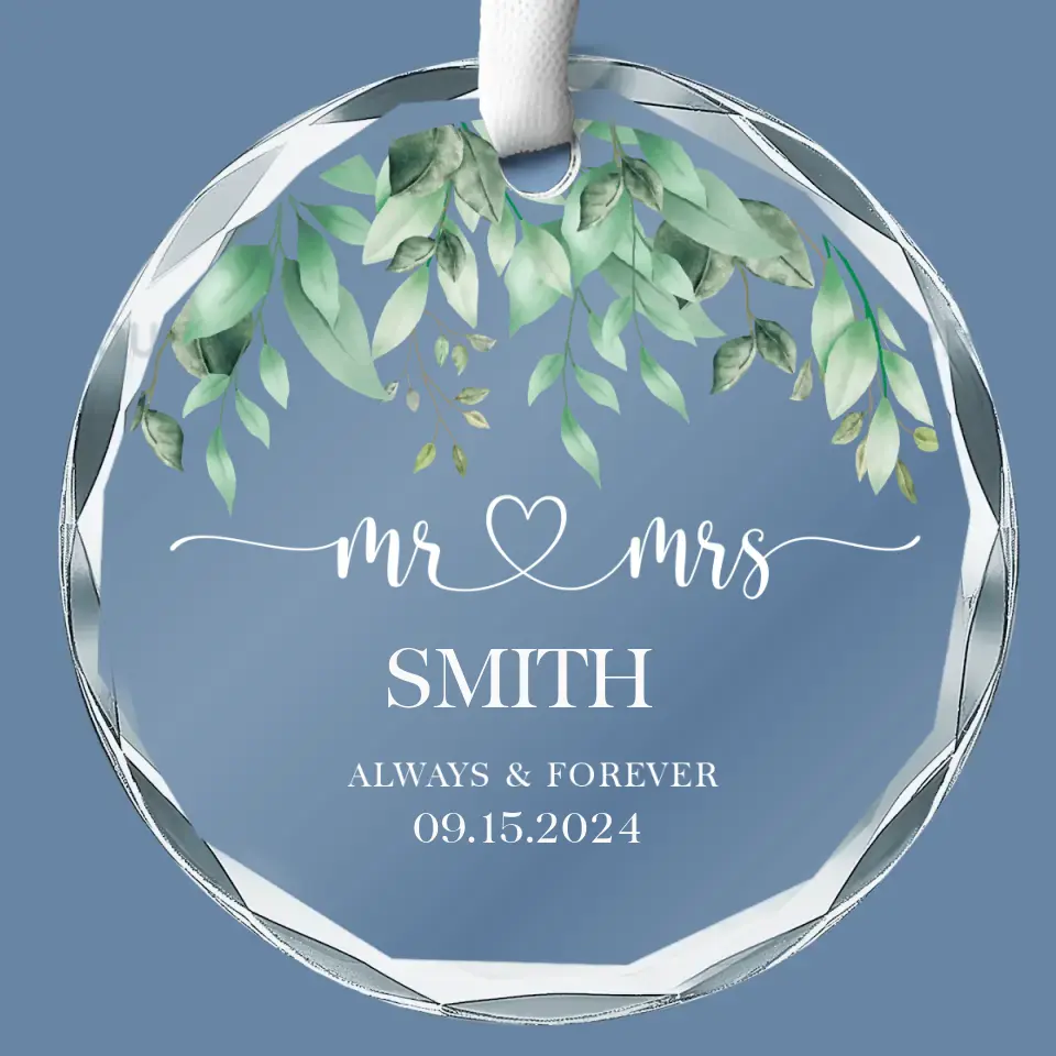 Life With You Just Keeps Getting Better - Couple Personalized Custom Circle Glass Ornament - Gift For Husband Wife, Anniversary - Image 2