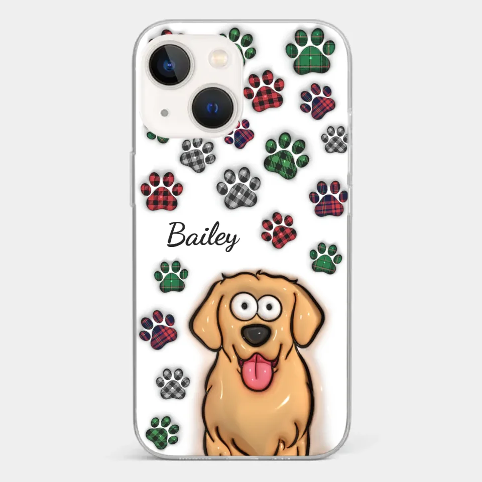 Life Would Be Ruff Without You - Dog & Cat Personalized Custom 3D Inflated Effect Printed Clear Phone Case - Gift For Pet Owners, Pet Lovers - Image 13