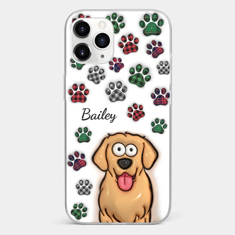Life Would Be Ruff Without You - Dog & Cat Personalized Custom 3D Inflated Effect Printed Clear Phone Case - Gift For Pet Owners, Pet Lovers - Image 8