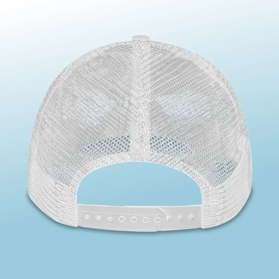 Life’s A Beach - Bestie Personalized Custom Mesh-back Baseball Cap, Baseball Trucker Cap - Summer Vacation Gift For Best Friends, BFF, Sisters - Image 5
