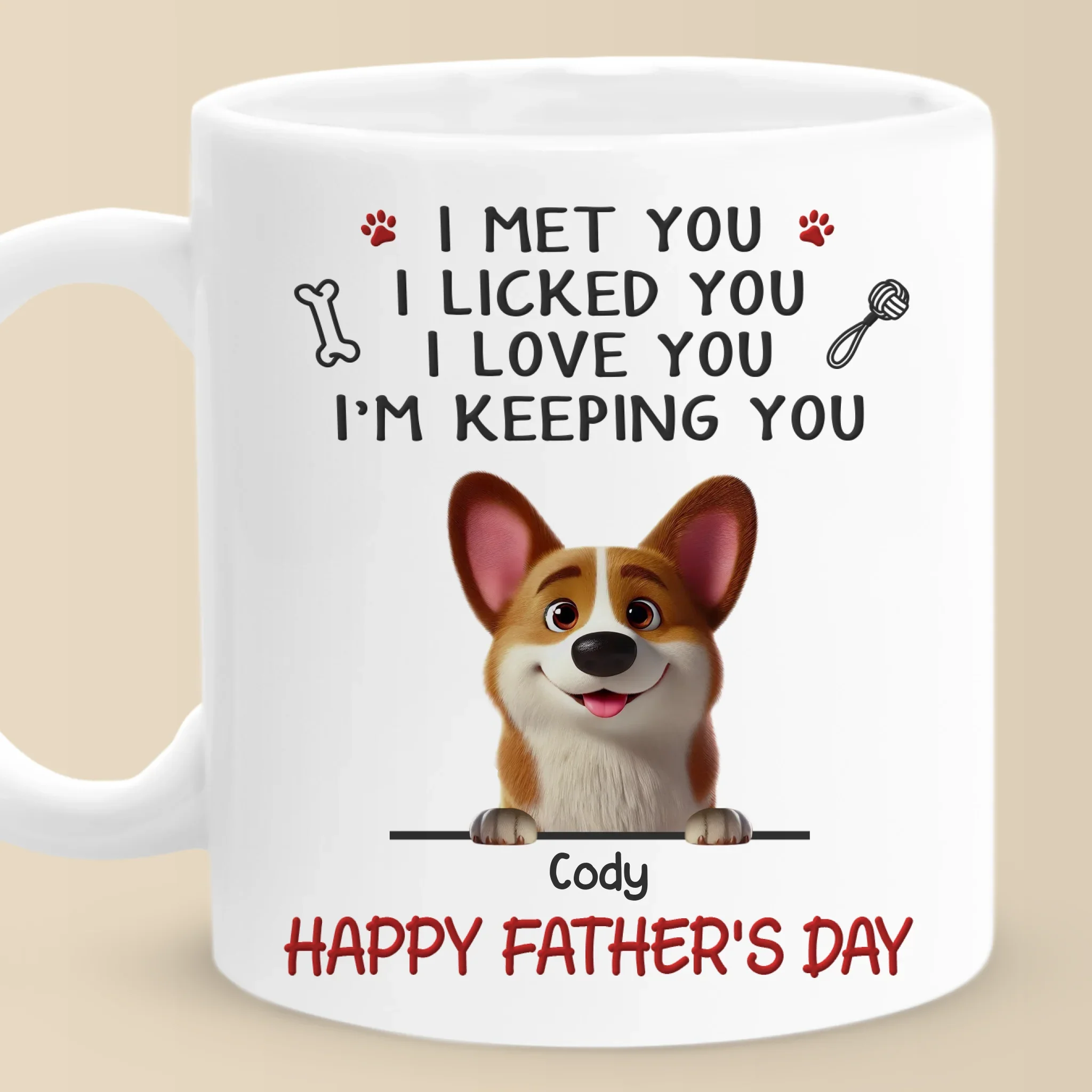 Life’s Adventure Buddy - Dog Personalized Custom Mug - Father's Day, Gift For Pet Owners, Pet Lovers - Image 2