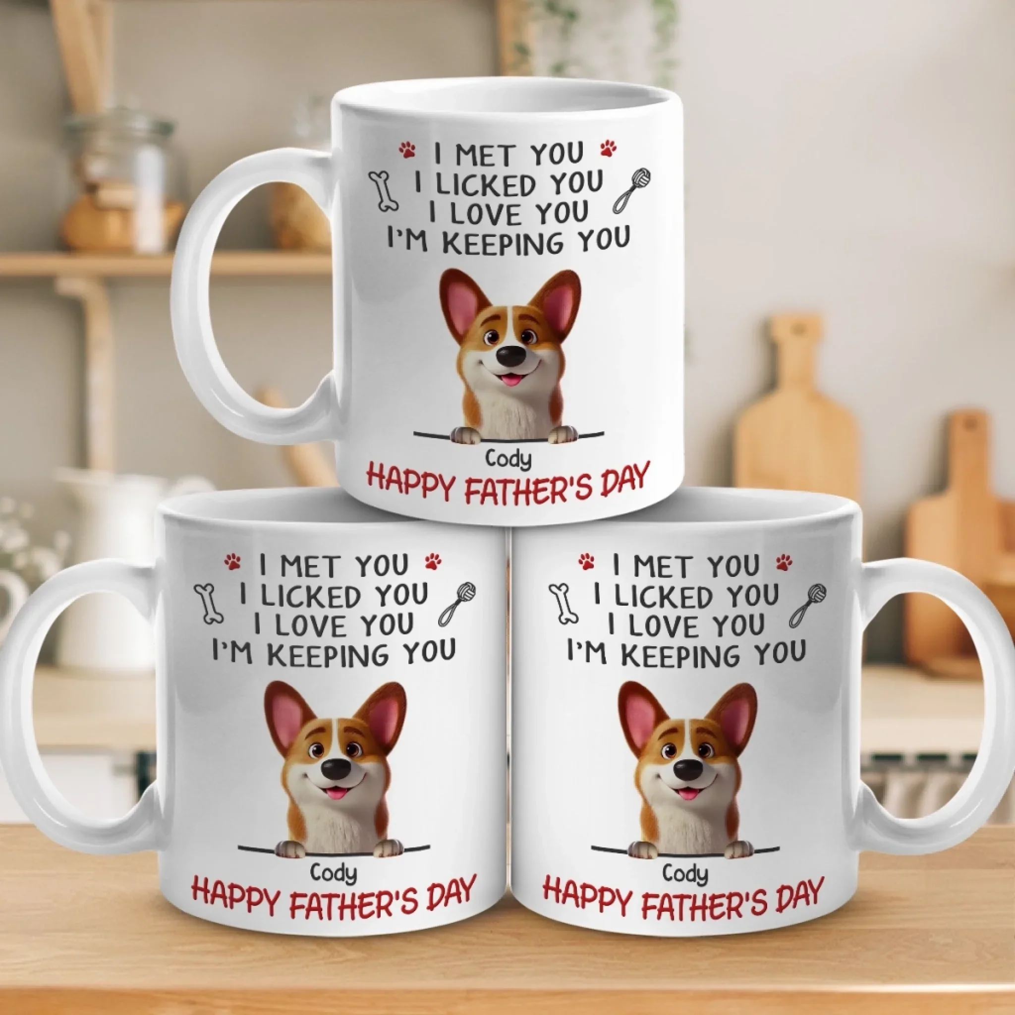 Life’s Adventure Buddy - Dog Personalized Custom Mug - Father's Day, Gift For Pet Owners, Pet Lovers - Image 4