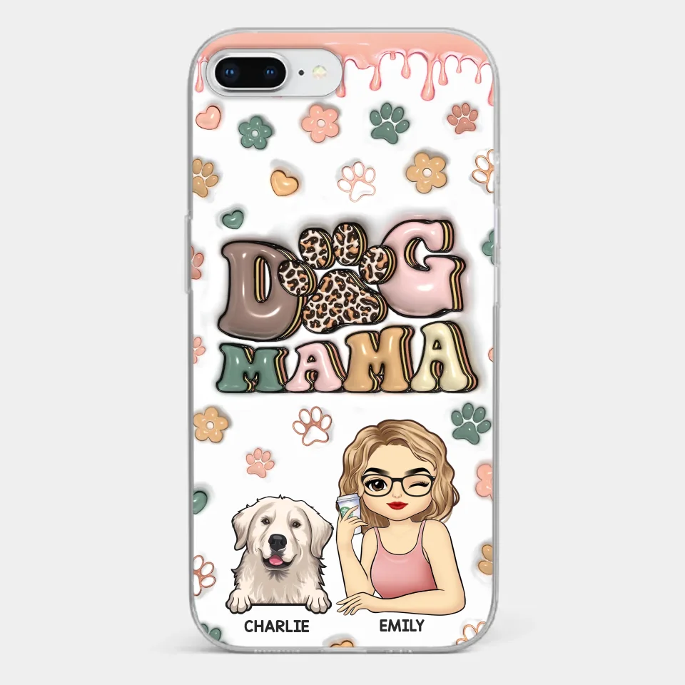 Life's Too Short, Hug Your Dog - Dog Personalized Custom 3D Inflated Effect Printed Clear Phone Case - Gift For Pet Owners, Pet Lovers - Image 3