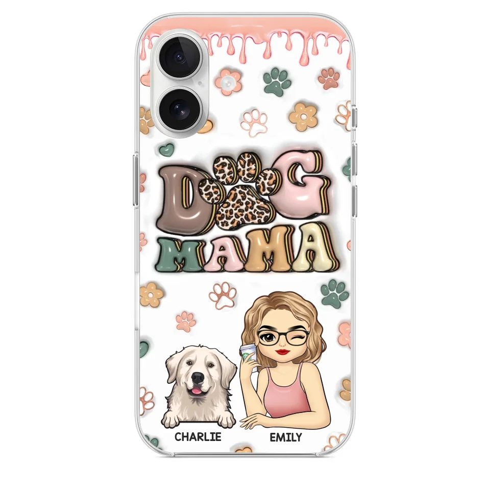 Life's Too Short, Hug Your Dog - Dog Personalized Custom 3D Inflated Effect Printed Clear Phone Case - Gift For Pet Owners, Pet Lovers - Image 31