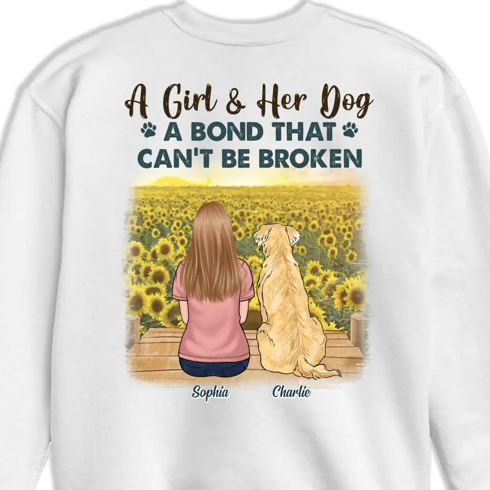 Love And Furry Friend - Dog Personalized Custom Back Printed Unisex T-shirt, Hoodie, Sweatshirt - Gift For Pet Owners, Pet Lovers - Image 5