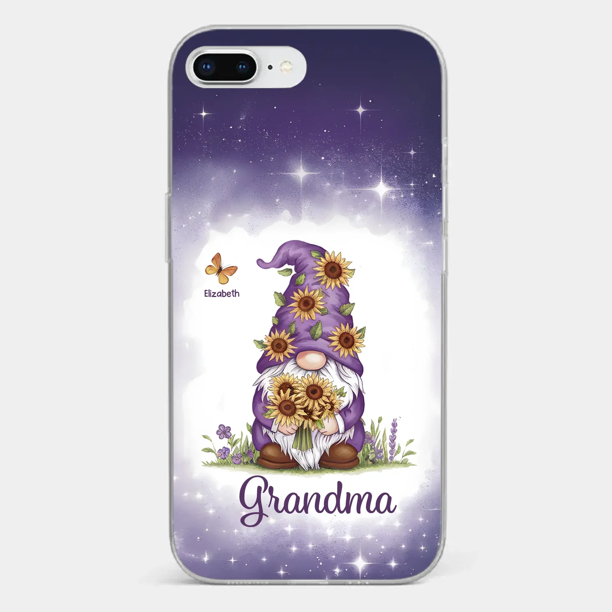 Love Grows Best In Grandma’s Arms - Family Personalized Custom Clear Phone Case - Gift For Mom, Grandma - Image 5