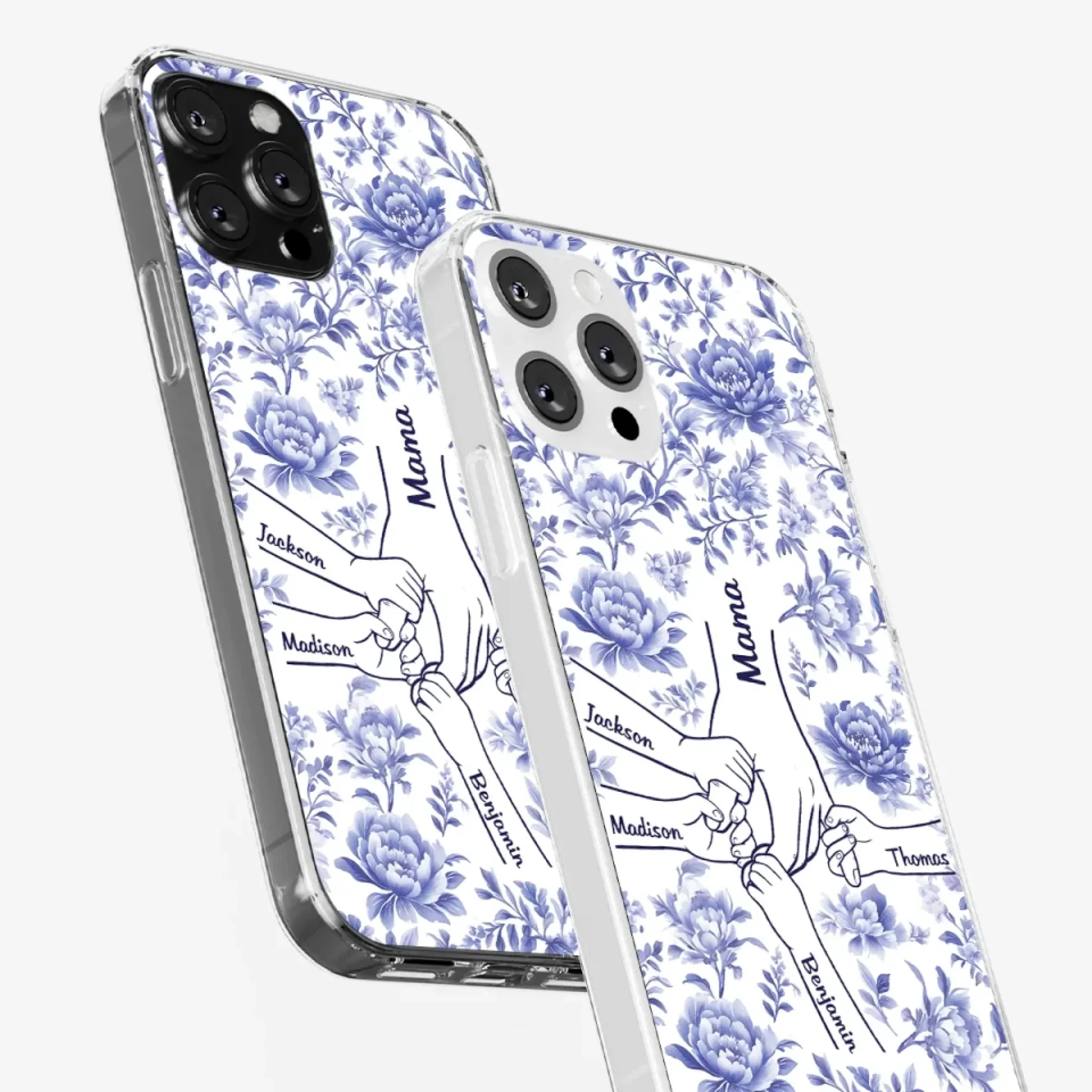 Love Grows In Every Moment - Family Personalized Custom Clear Phone Case - Mother's Day, Gift For Mom, Grandma - Image 34