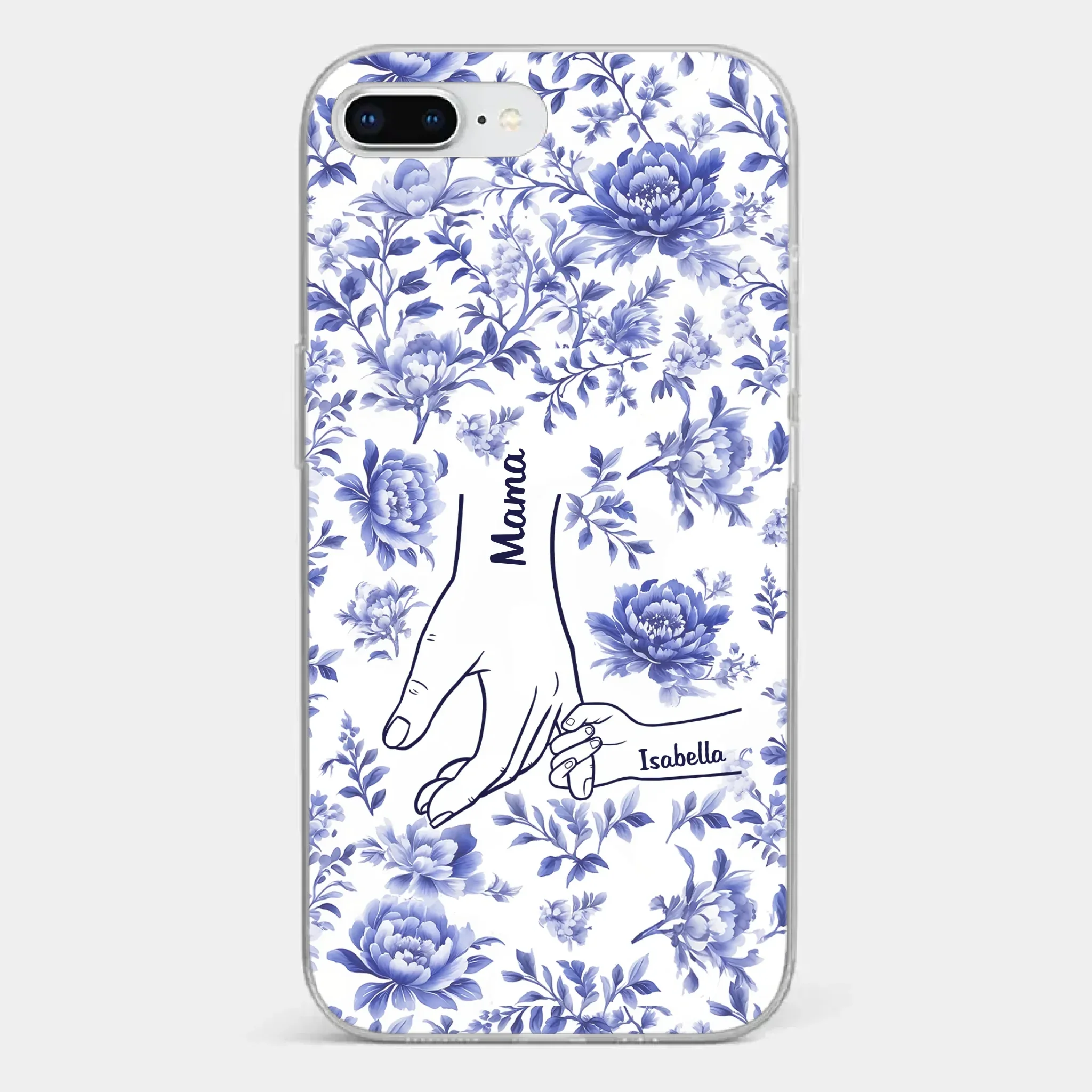 Love Grows In Every Moment - Family Personalized Custom Clear Phone Case - Mother's Day, Gift For Mom, Grandma - Image 5