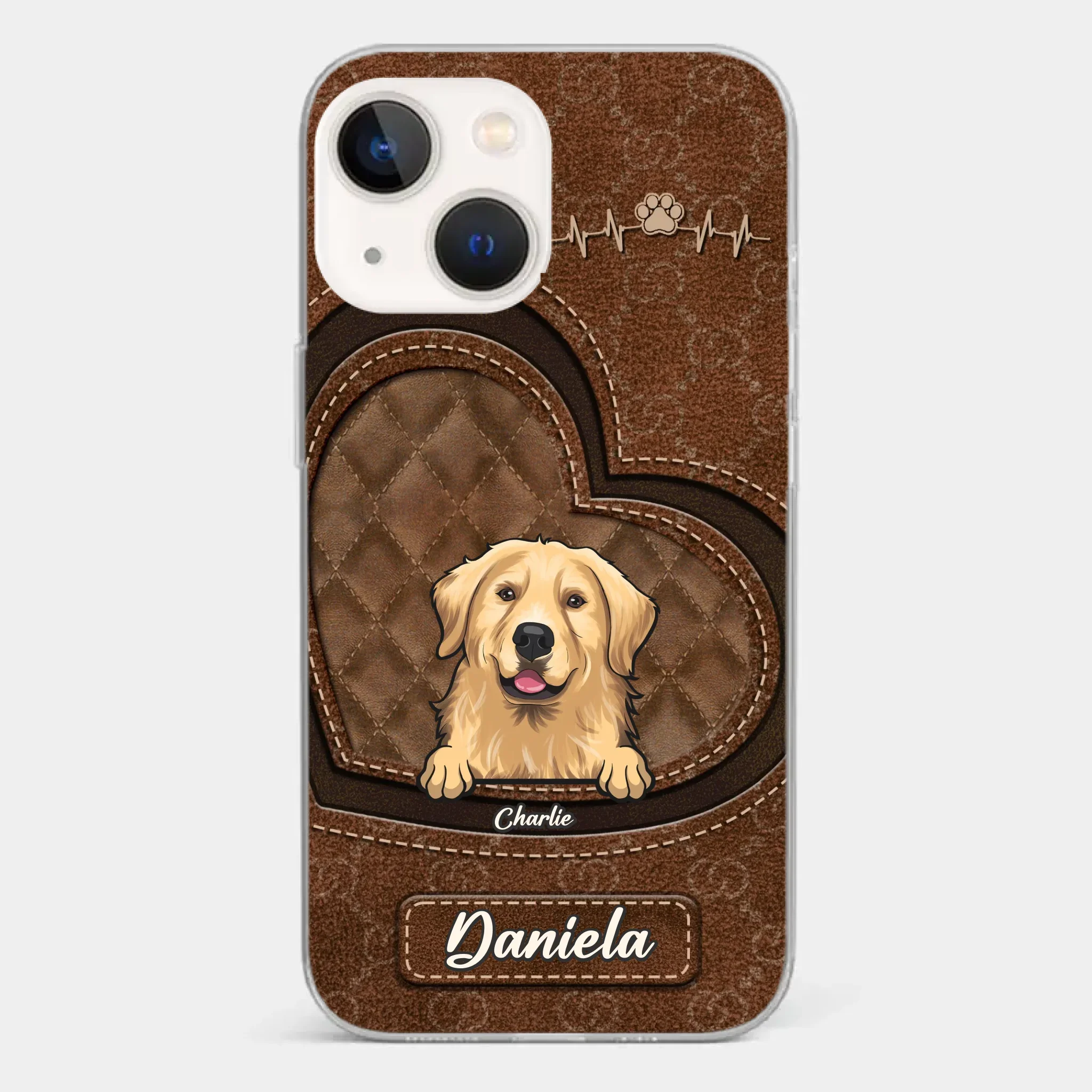Love Grows With Every Paw Print - Dog & Cat Personalized Custom Clear Phone Case - Gift For Pet Owners, Pet Lovers - Image 13