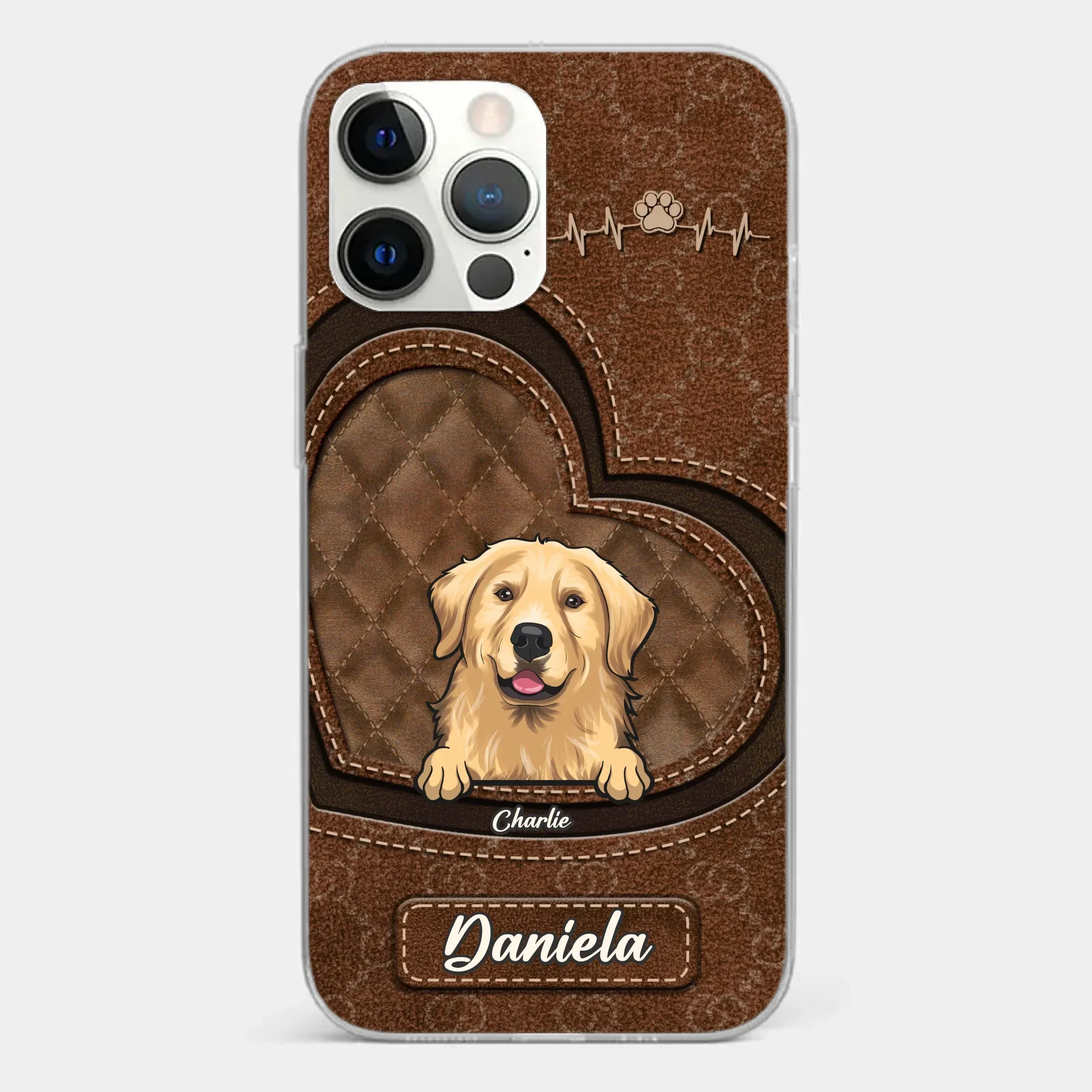 Love Grows With Every Paw Print - Dog & Cat Personalized Custom Clear Phone Case - Gift For Pet Owners, Pet Lovers - Image 16