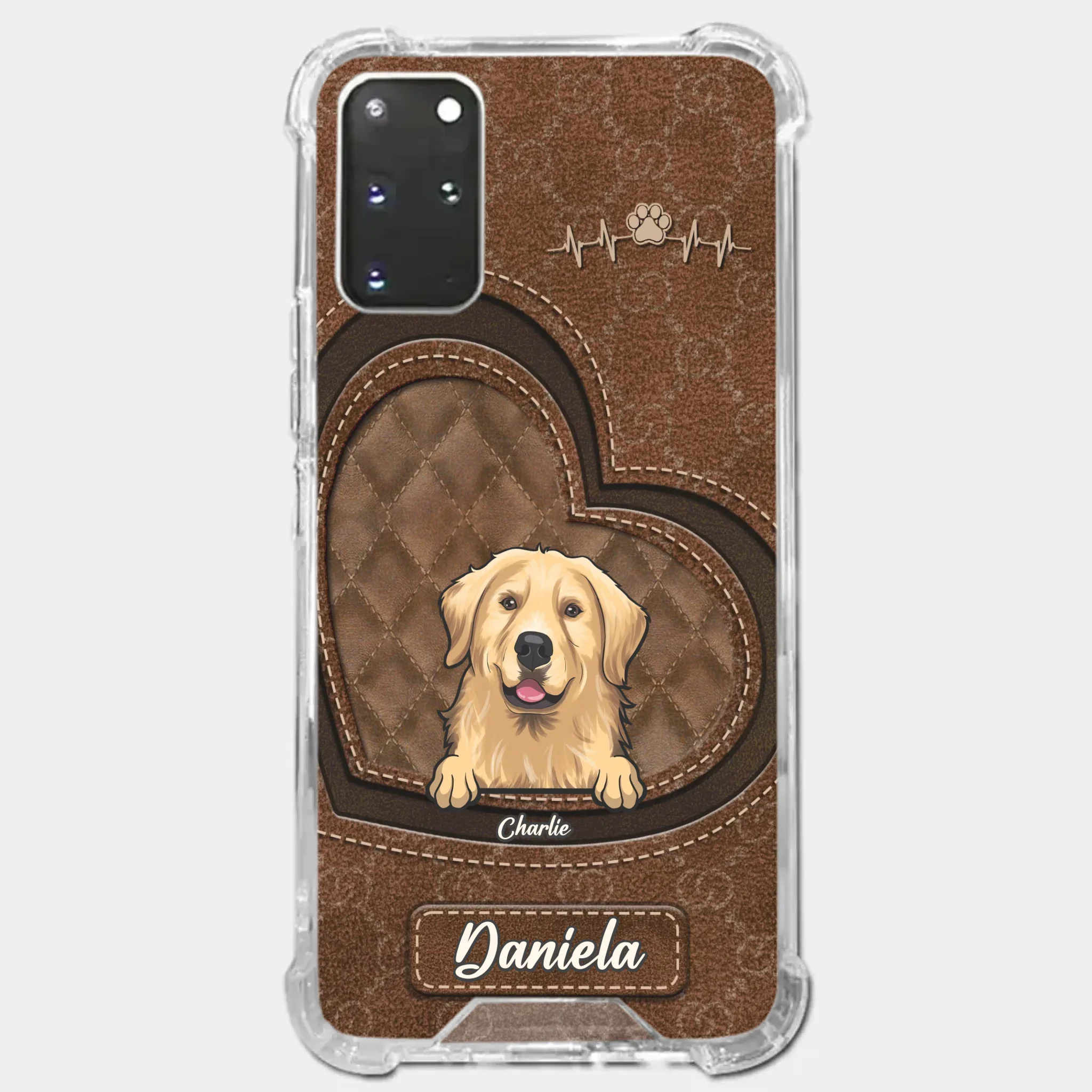 Love Grows With Every Paw Print - Dog & Cat Personalized Custom Clear Phone Case - Gift For Pet Owners, Pet Lovers - Image 39