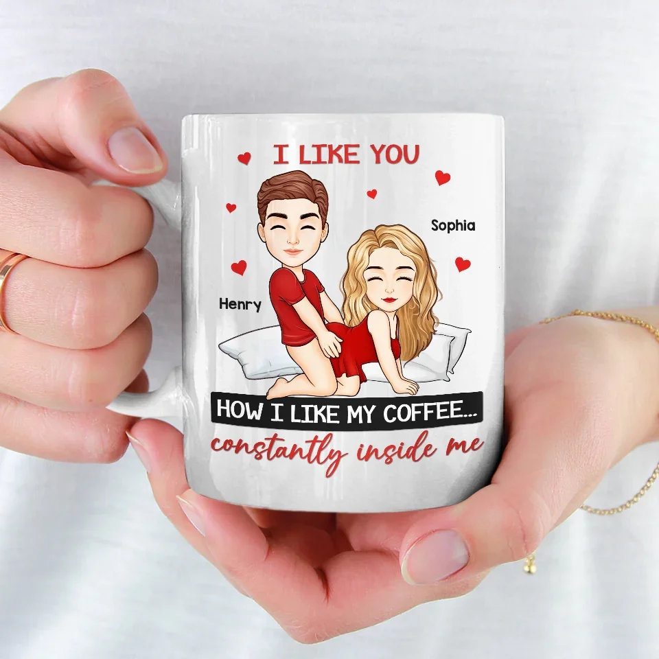 Love Is Better With You - Couple Personalized Custom Mug - Gift For Husband Wife, Anniversary - Image 3