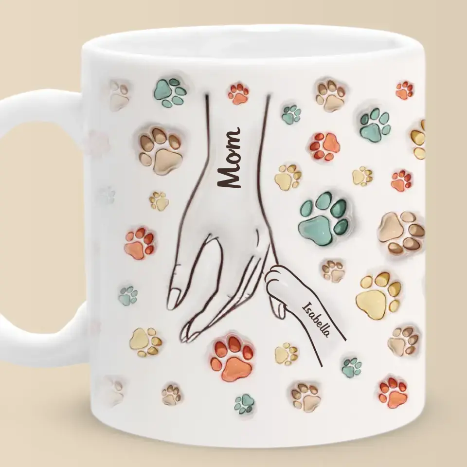 Love Is Not Getting, But Giving - Dog & Cat Personalized Custom 3D Inflated Effect Printed Mug - Mother's Day, Gift For Pet Owners, Pet Lovers - Image 6