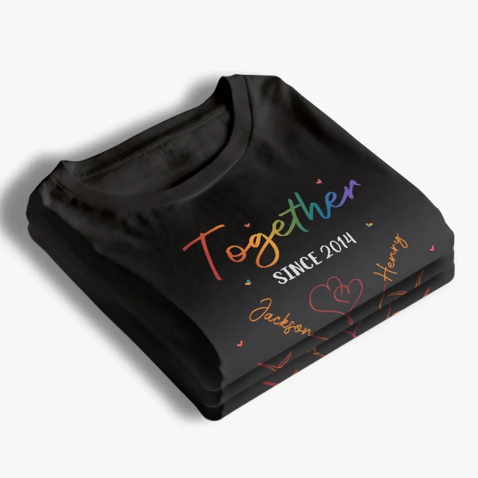 Love Matters, Love Is Love - Couple Personalized Custom Unisex T-shirt, Hoodie, Sweatshirt - Gift For Husband Wife, Anniversary, LGBTQ+ - Image 4