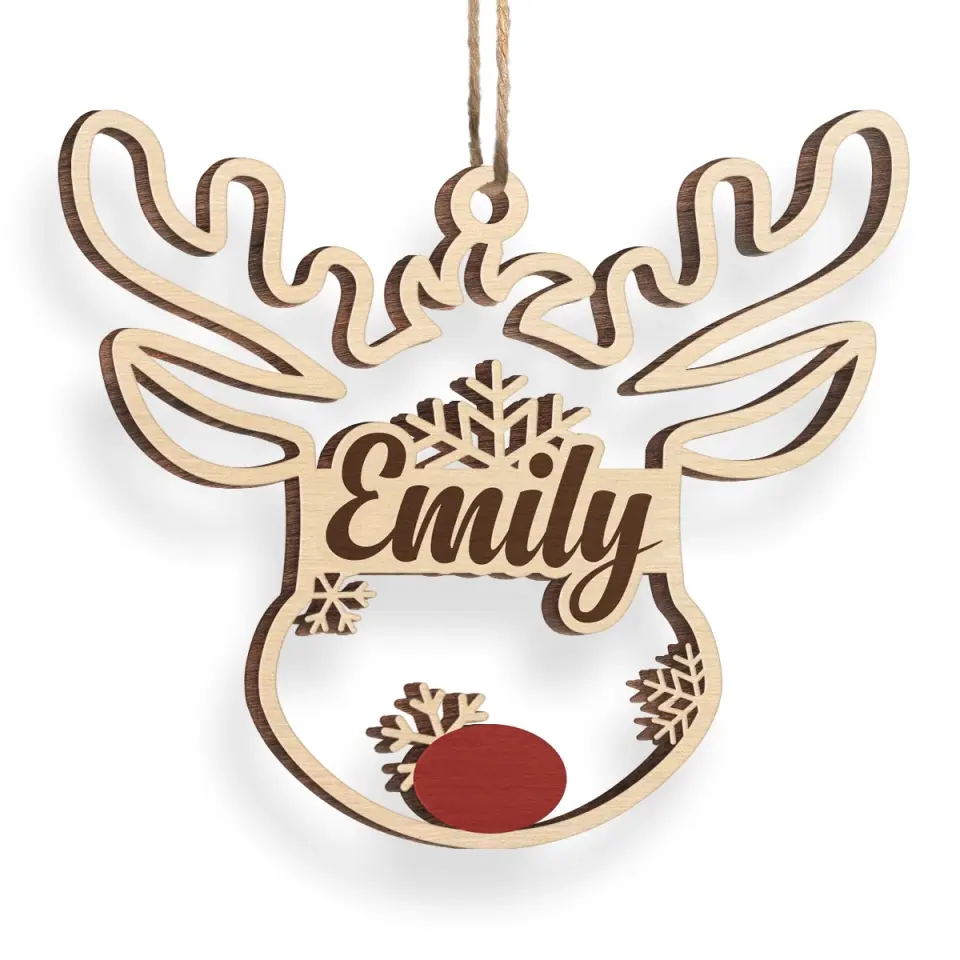 Love The Giver More Than The Gift - Family Personalized Custom Ornament - Wood Custom Shaped - Christmas Gift For Family Members - Image 3