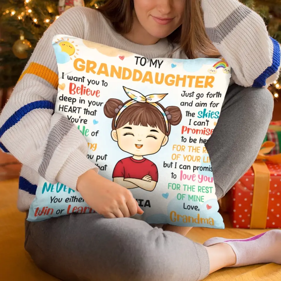 Love You For The Rest Of Mine - Family Personalized Custom Pillow - Gift For Grandma - Image 5