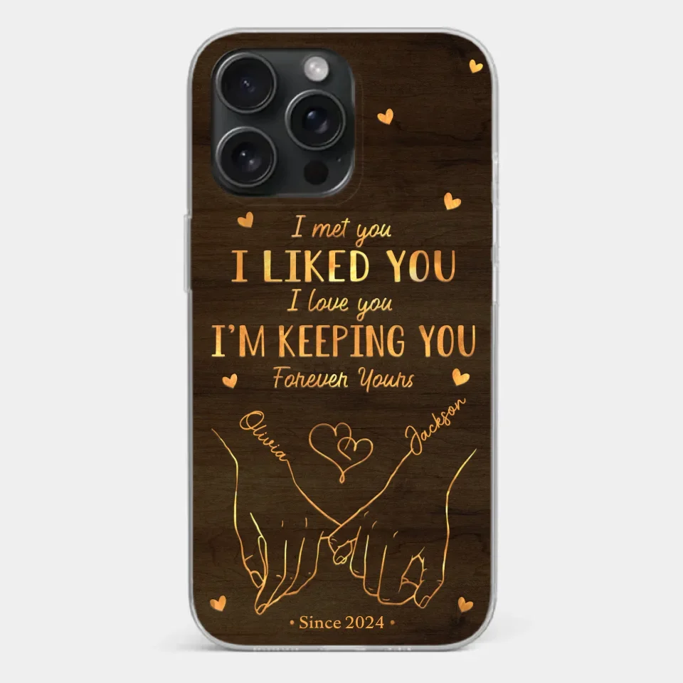 Loved You Then, Love You Still - Couple Personalized Custom Clear Phone Case - Gift For Husband Wife, Anniversary - Image 22