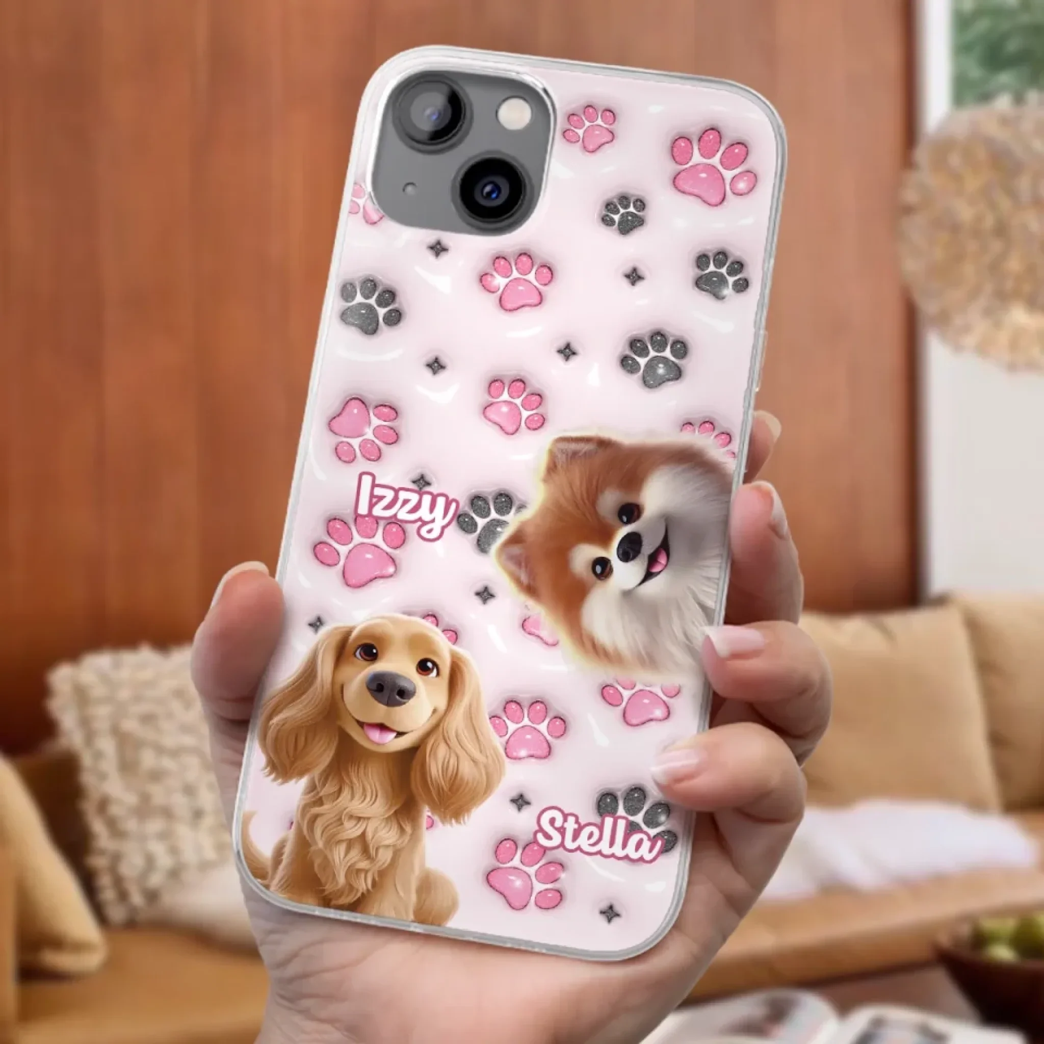 Loyal Paws, Endless Love - Dog Personalized Custom 3D Inflated Effect Printed Clear Phone Case - Gift For Pet Owners, Pet Lovers - Image 32