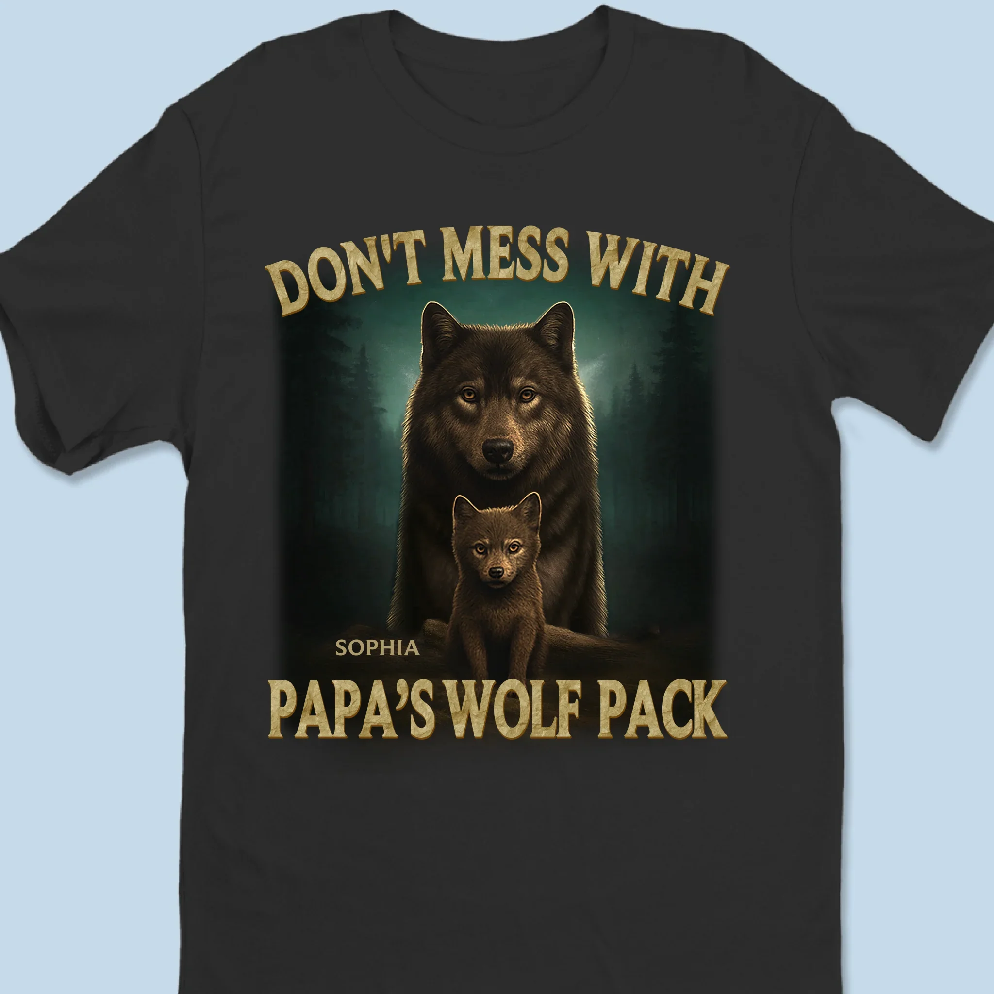Loyal To The Alpha, Always - Family Personalized Custom Unisex T-shirt, Premium T-shirt, Hoodie - Father's Day, Gift For Dad, Grandpa - Image 6