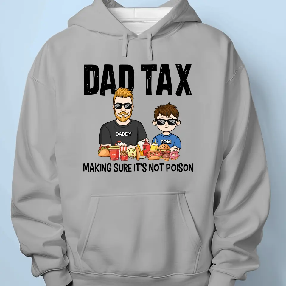 Make Sure It's Not Poison - Family Personalized Custom Unisex T-shirt, Hoodie, Sweatshirt - Gift For Dad - Image 5