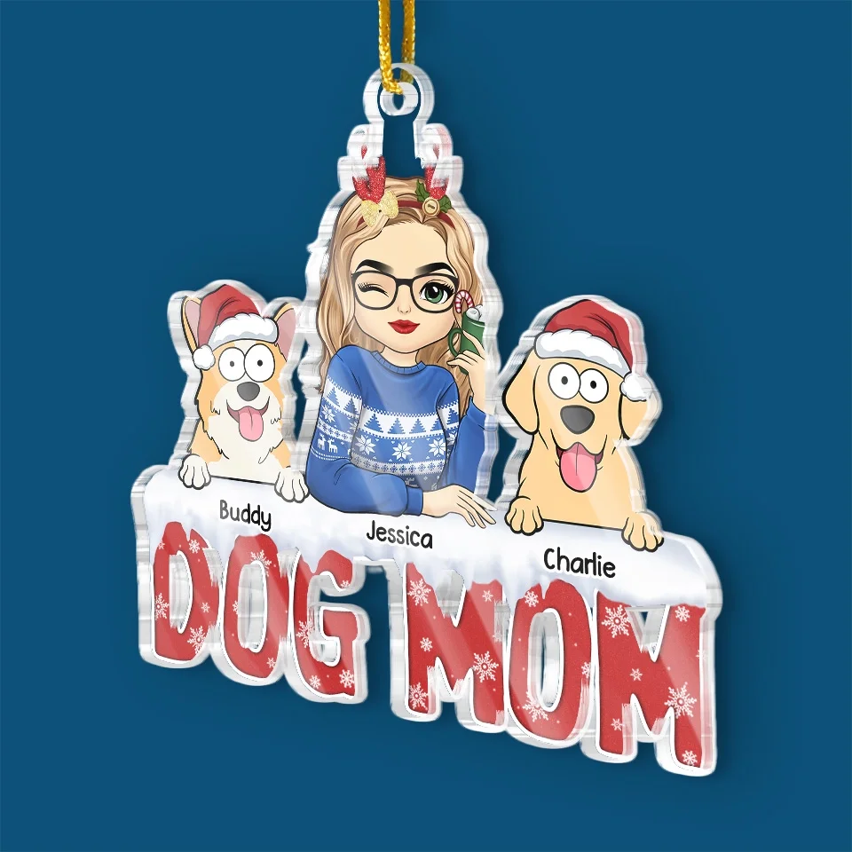 Make Your Tree Shine With A Special Ornament - Dog & Cat Personalized Custom Ornament - Acrylic Custom Shaped - Christmas Gift For Pet Owners, Pet Lovers - Image 3